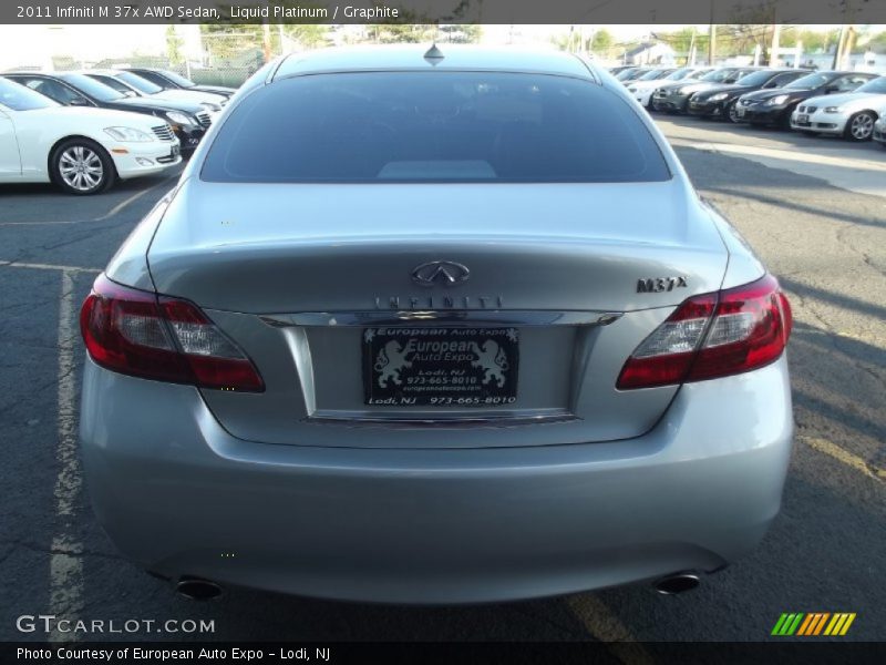 Liquid Platinum / Graphite 2011 Infiniti M 37x AWD Sedan