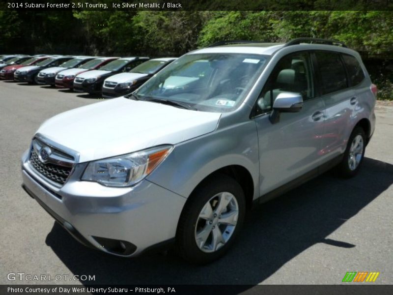 Ice Silver Metallic / Black 2014 Subaru Forester 2.5i Touring