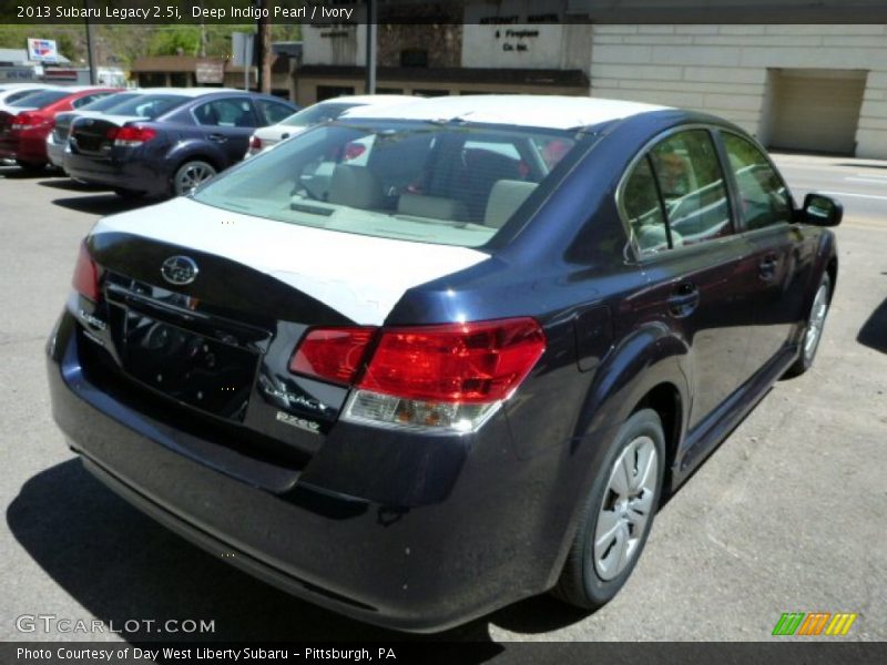 Deep Indigo Pearl / Ivory 2013 Subaru Legacy 2.5i