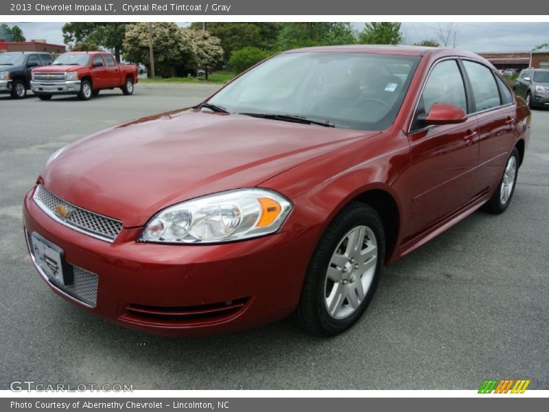 Crystal Red Tintcoat / Gray 2013 Chevrolet Impala LT
