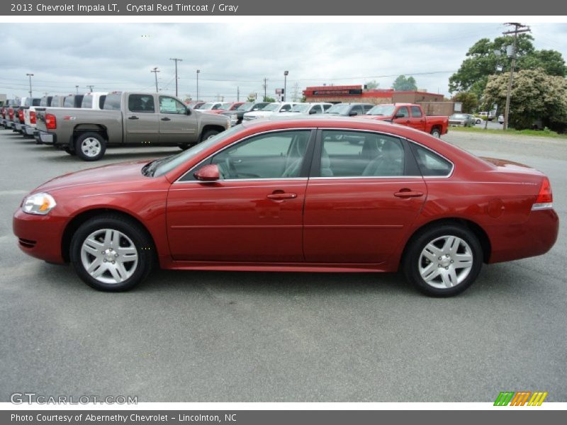 Crystal Red Tintcoat / Gray 2013 Chevrolet Impala LT