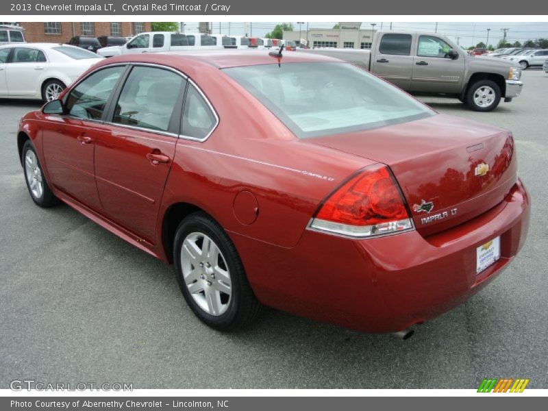 Crystal Red Tintcoat / Gray 2013 Chevrolet Impala LT