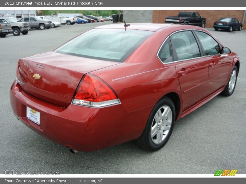 Crystal Red Tintcoat / Gray 2013 Chevrolet Impala LT