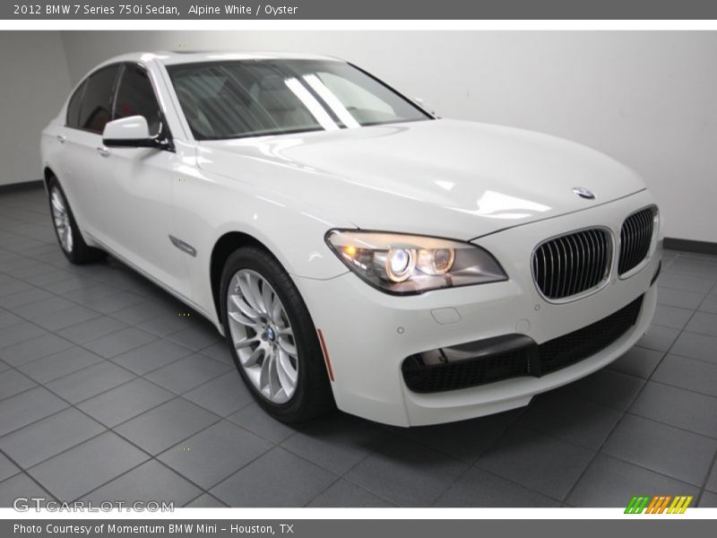 Front 3/4 View of 2012 7 Series 750i Sedan