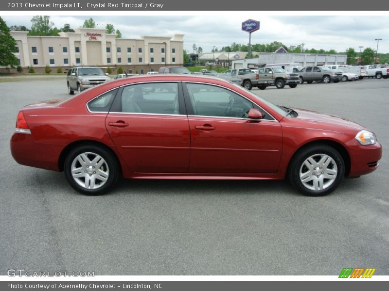 Crystal Red Tintcoat / Gray 2013 Chevrolet Impala LT