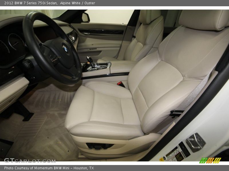  2012 7 Series 750i Sedan Oyster Interior