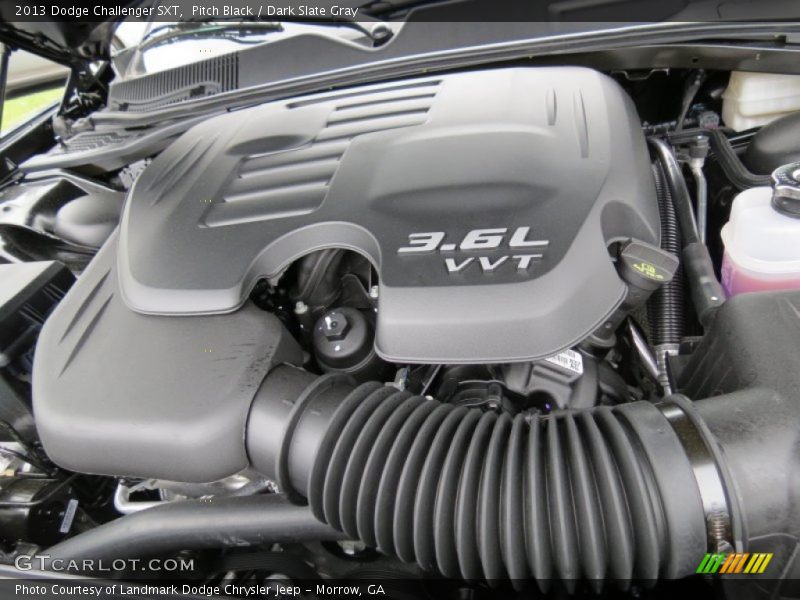 Pitch Black / Dark Slate Gray 2013 Dodge Challenger SXT