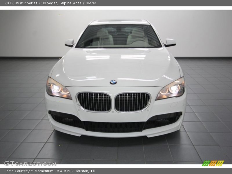Alpine White / Oyster 2012 BMW 7 Series 750i Sedan