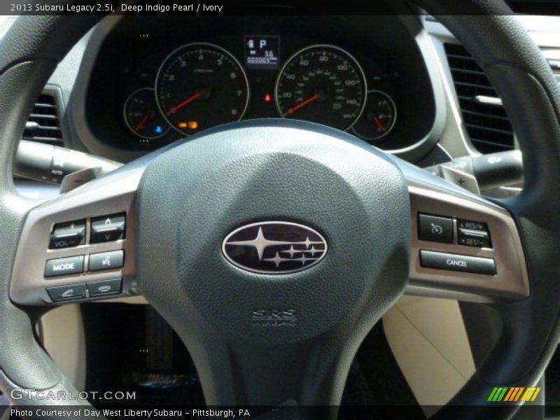 Deep Indigo Pearl / Ivory 2013 Subaru Legacy 2.5i