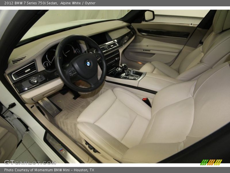 Oyster Interior - 2012 7 Series 750i Sedan 