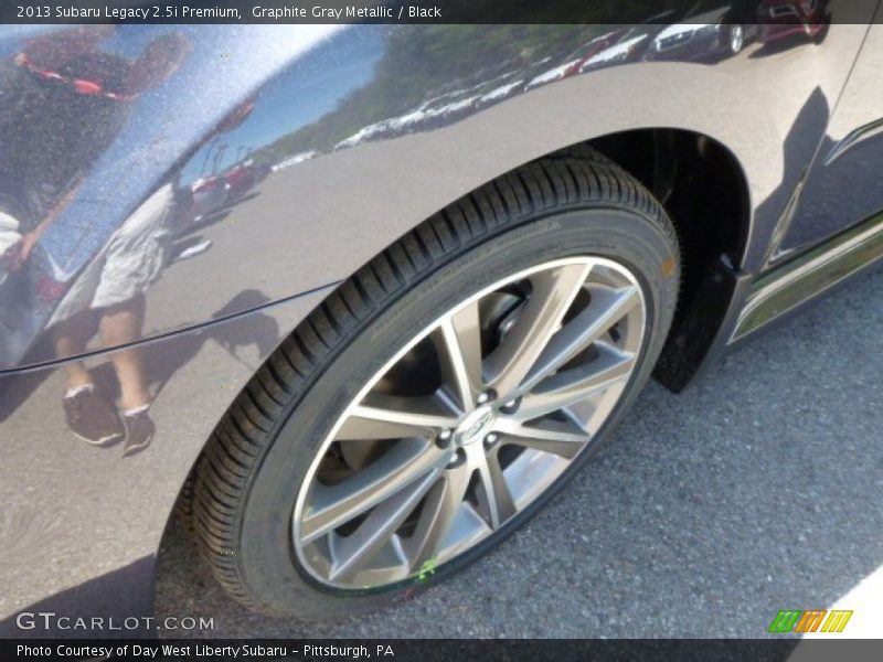 Graphite Gray Metallic / Black 2013 Subaru Legacy 2.5i Premium