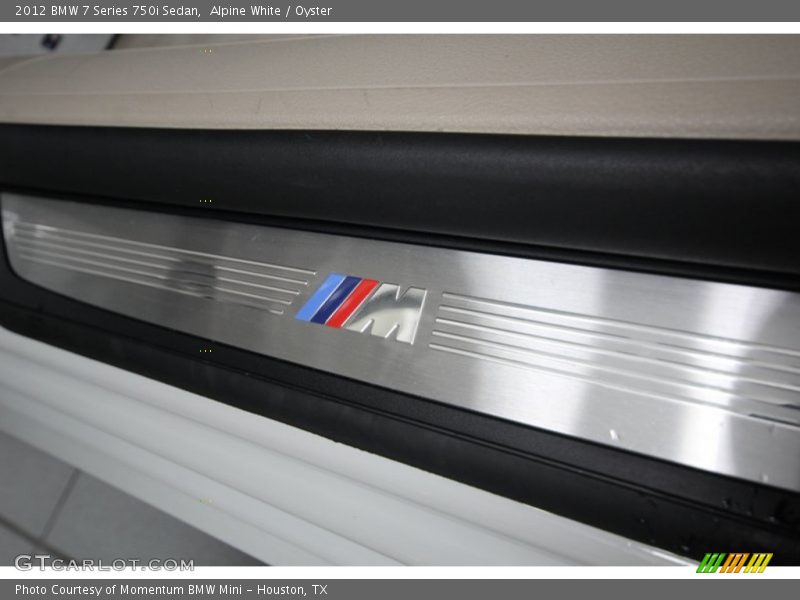 Alpine White / Oyster 2012 BMW 7 Series 750i Sedan