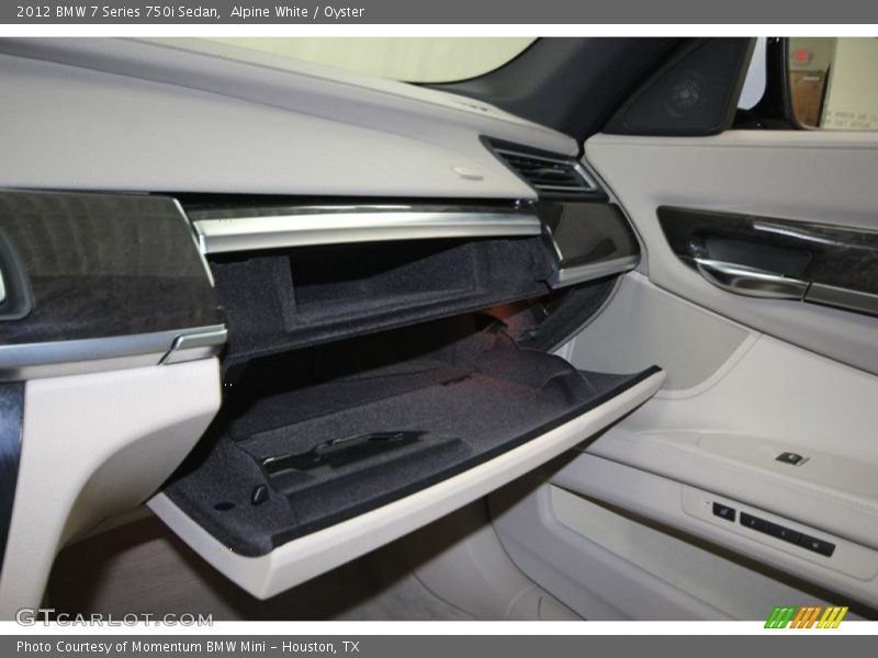 Alpine White / Oyster 2012 BMW 7 Series 750i Sedan