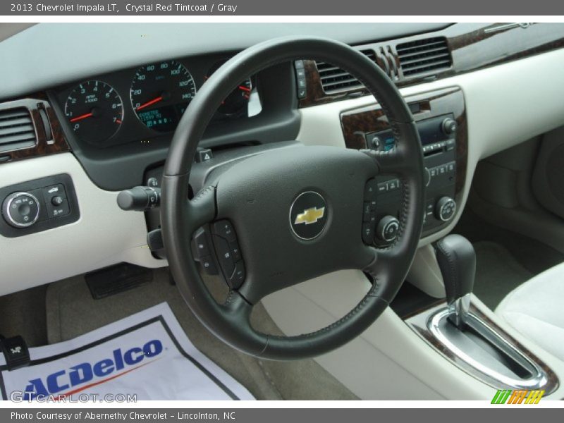 Crystal Red Tintcoat / Gray 2013 Chevrolet Impala LT