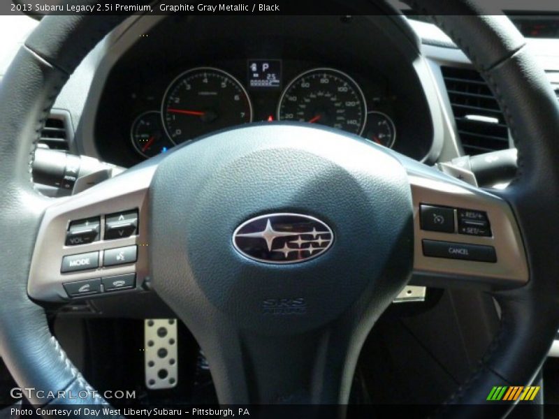Graphite Gray Metallic / Black 2013 Subaru Legacy 2.5i Premium