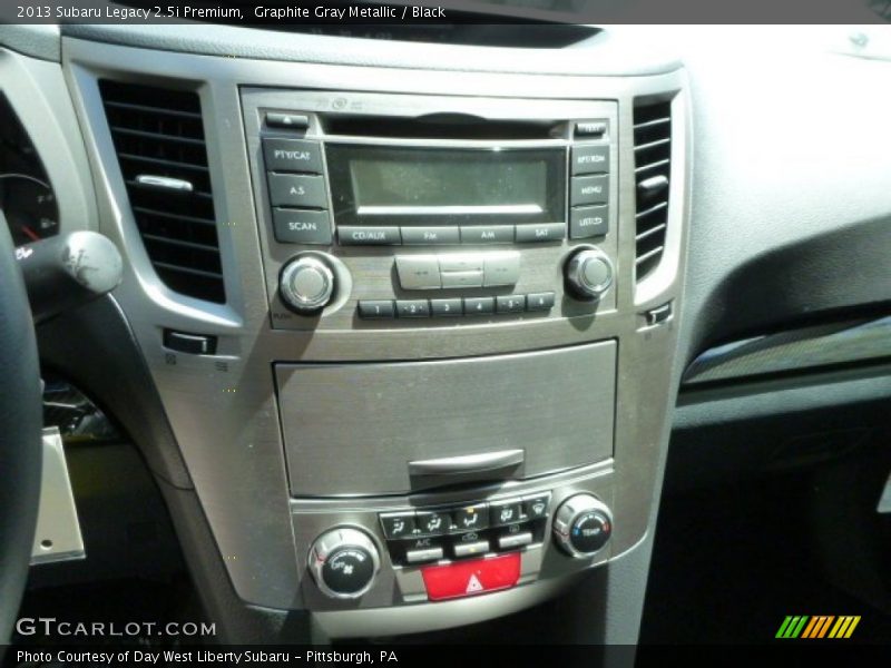 Graphite Gray Metallic / Black 2013 Subaru Legacy 2.5i Premium