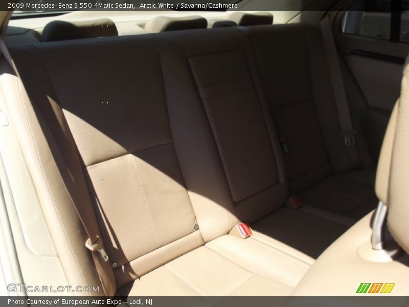 Arctic White / Savanna/Cashmere 2009 Mercedes-Benz S 550 4Matic Sedan
