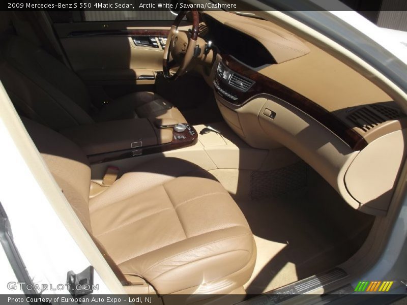 Arctic White / Savanna/Cashmere 2009 Mercedes-Benz S 550 4Matic Sedan