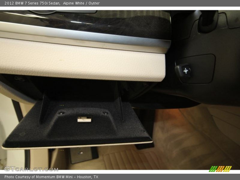 Alpine White / Oyster 2012 BMW 7 Series 750i Sedan