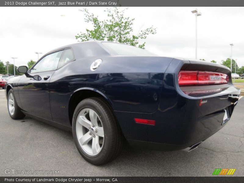 Jazz Blue Pearl / Dark Slate Gray 2013 Dodge Challenger SXT