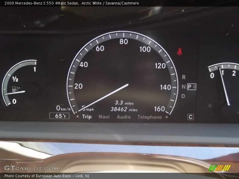 Arctic White / Savanna/Cashmere 2009 Mercedes-Benz S 550 4Matic Sedan