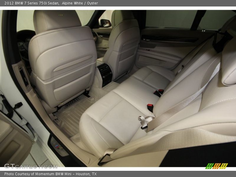 Alpine White / Oyster 2012 BMW 7 Series 750i Sedan
