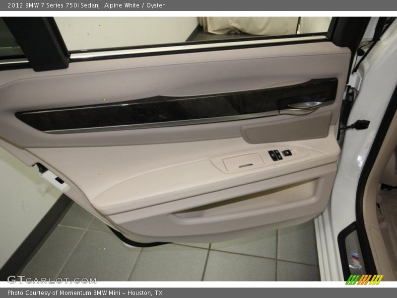 Alpine White / Oyster 2012 BMW 7 Series 750i Sedan