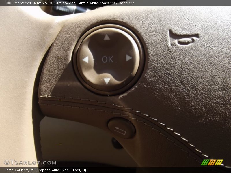 Arctic White / Savanna/Cashmere 2009 Mercedes-Benz S 550 4Matic Sedan