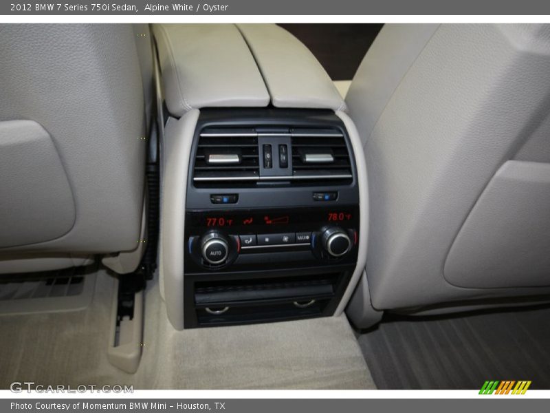 Alpine White / Oyster 2012 BMW 7 Series 750i Sedan