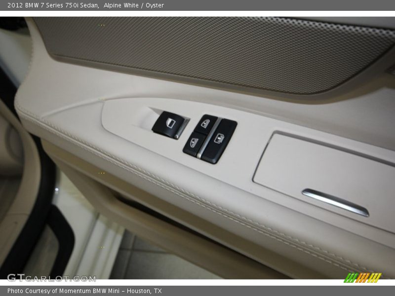 Alpine White / Oyster 2012 BMW 7 Series 750i Sedan