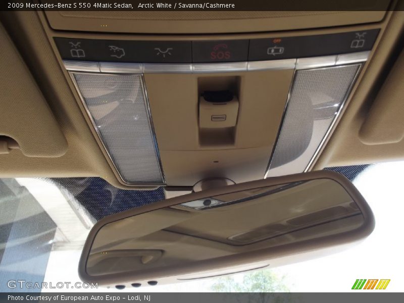 Arctic White / Savanna/Cashmere 2009 Mercedes-Benz S 550 4Matic Sedan
