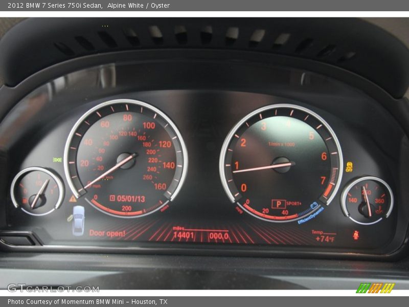  2012 7 Series 750i Sedan 750i Sedan Gauges