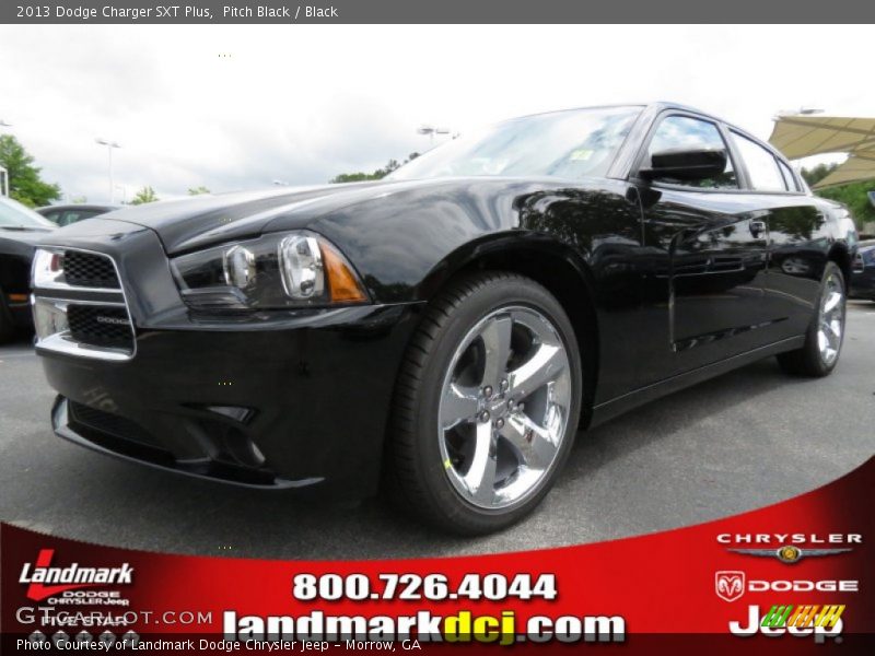 Pitch Black / Black 2013 Dodge Charger SXT Plus