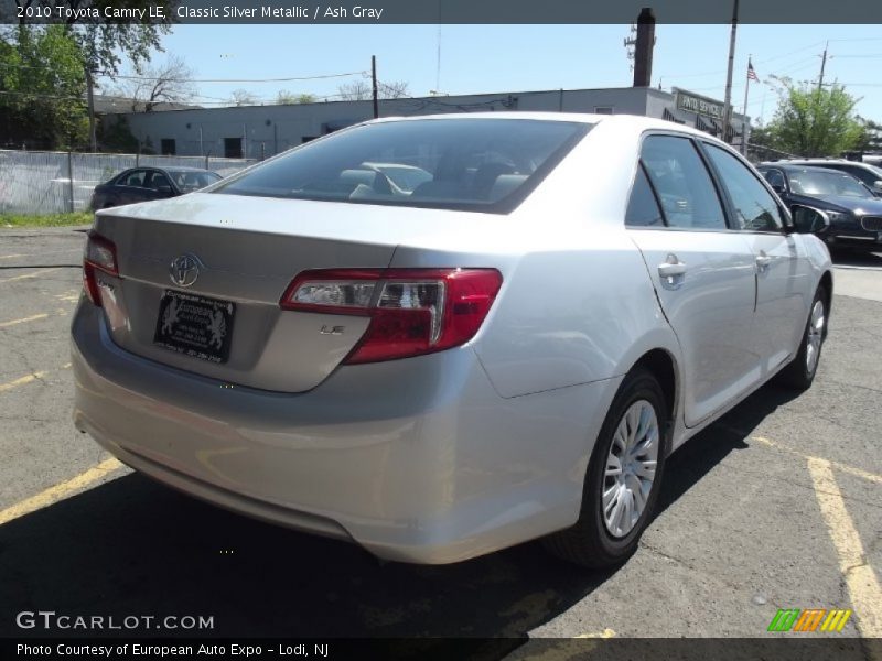 Classic Silver Metallic / Ash Gray 2010 Toyota Camry LE