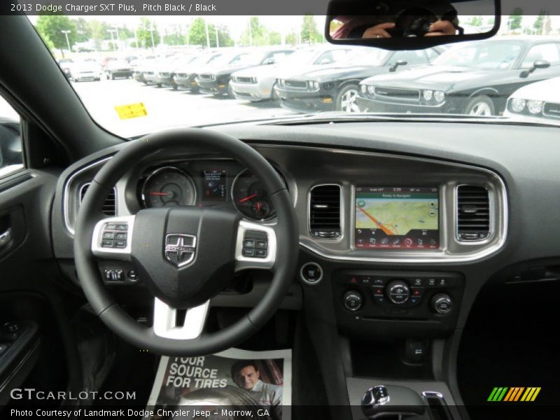 Pitch Black / Black 2013 Dodge Charger SXT Plus