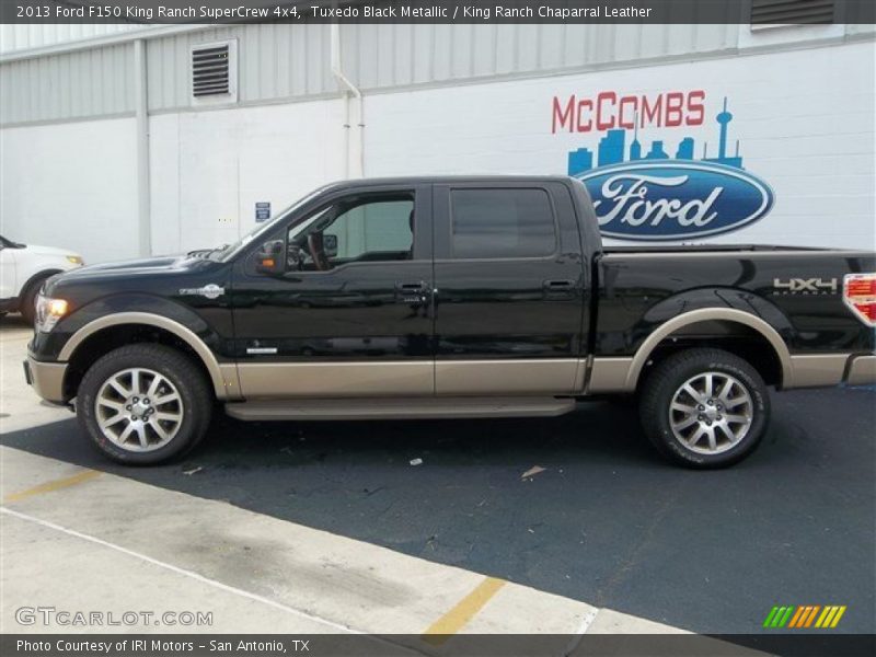 Tuxedo Black Metallic / King Ranch Chaparral Leather 2013 Ford F150 King Ranch SuperCrew 4x4