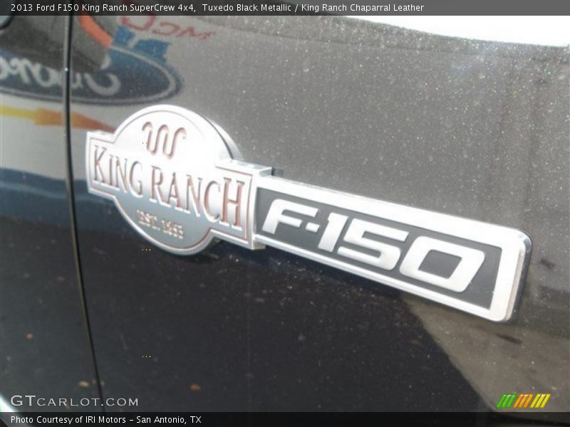 Tuxedo Black Metallic / King Ranch Chaparral Leather 2013 Ford F150 King Ranch SuperCrew 4x4