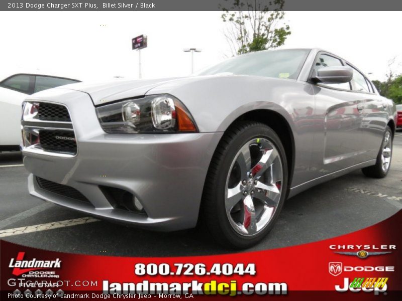 Billet Silver / Black 2013 Dodge Charger SXT Plus