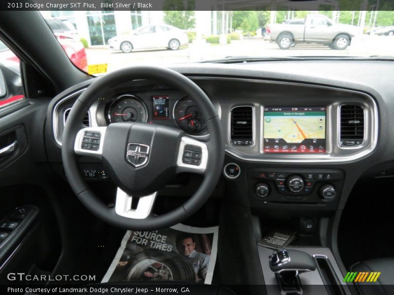 Billet Silver / Black 2013 Dodge Charger SXT Plus