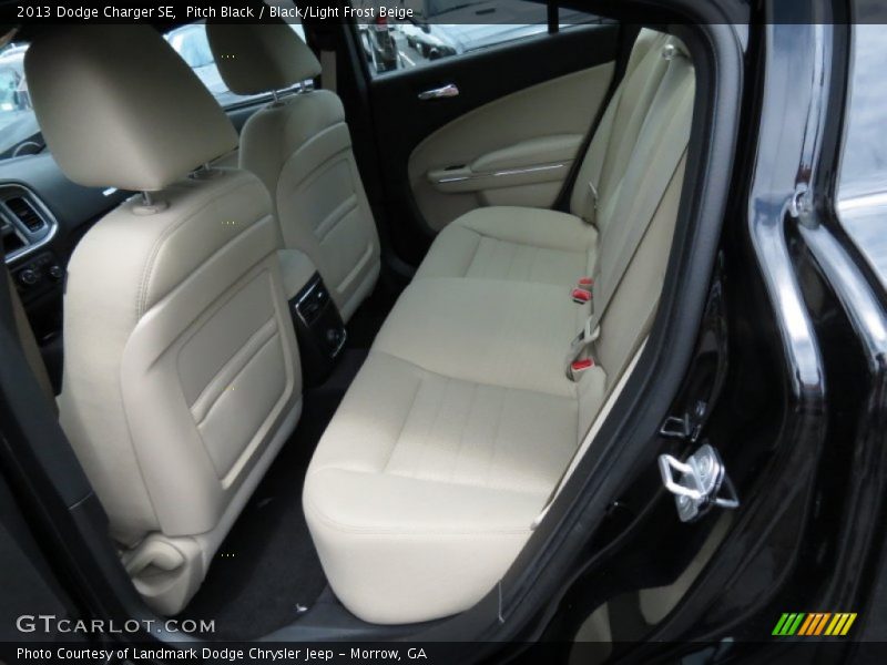 Pitch Black / Black/Light Frost Beige 2013 Dodge Charger SE