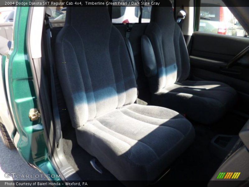 Timberline Green Pearl / Dark Slate Gray 2004 Dodge Dakota SXT Regular Cab 4x4