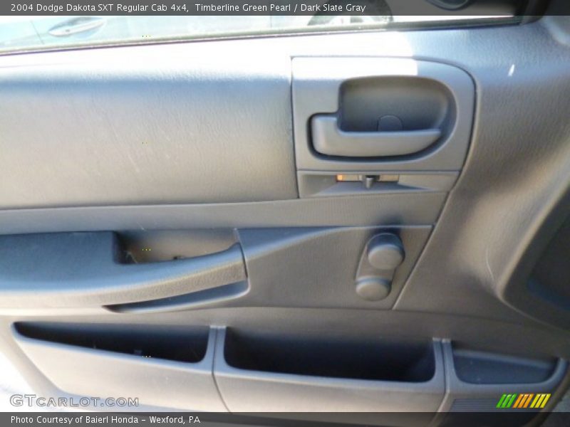 Timberline Green Pearl / Dark Slate Gray 2004 Dodge Dakota SXT Regular Cab 4x4
