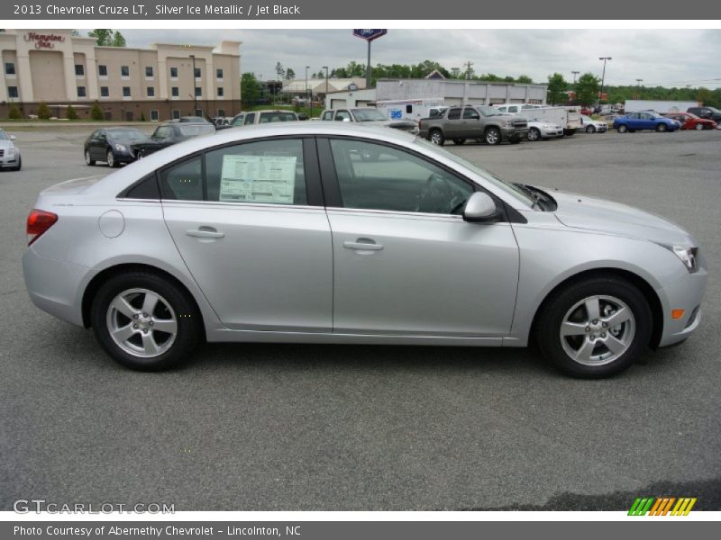 Silver Ice Metallic / Jet Black 2013 Chevrolet Cruze LT