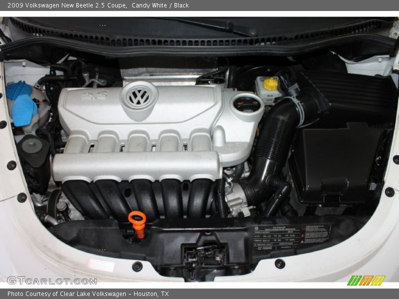 Candy White / Black 2009 Volkswagen New Beetle 2.5 Coupe