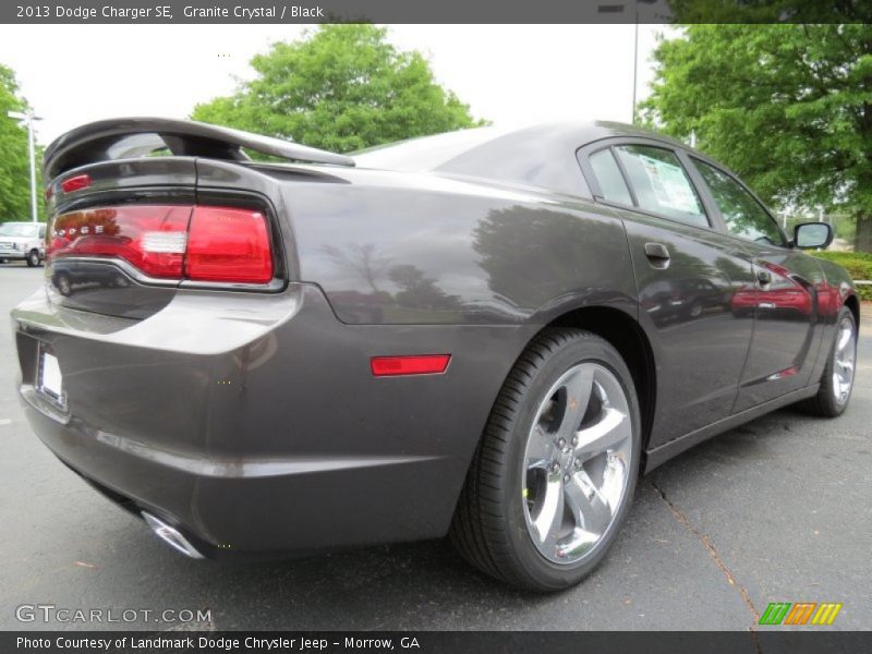 Granite Crystal / Black 2013 Dodge Charger SE