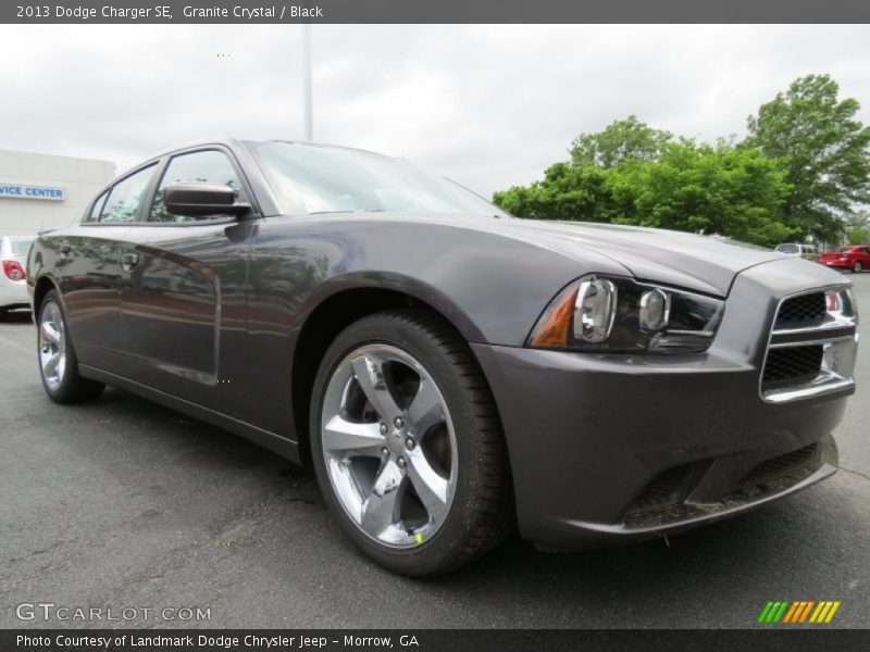 Granite Crystal / Black 2013 Dodge Charger SE