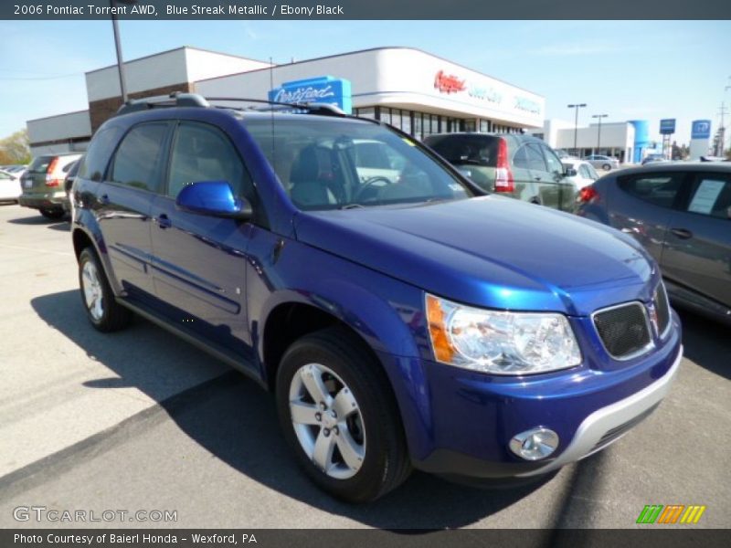 Blue Streak Metallic / Ebony Black 2006 Pontiac Torrent AWD