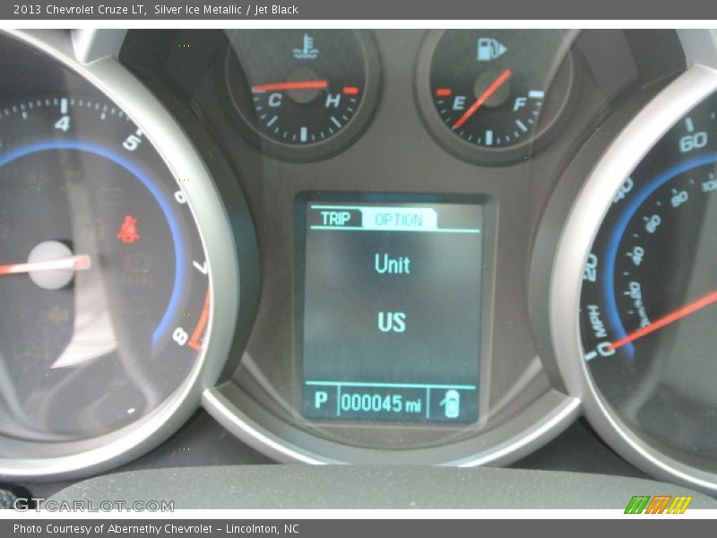 Silver Ice Metallic / Jet Black 2013 Chevrolet Cruze LT