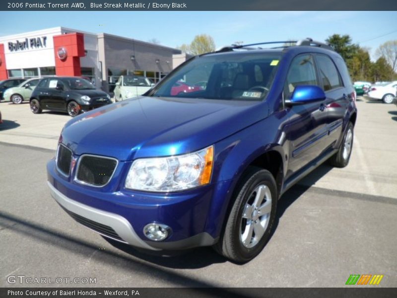 Blue Streak Metallic / Ebony Black 2006 Pontiac Torrent AWD