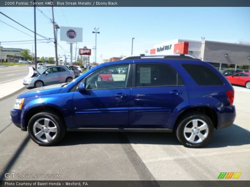 Blue Streak Metallic / Ebony Black 2006 Pontiac Torrent AWD